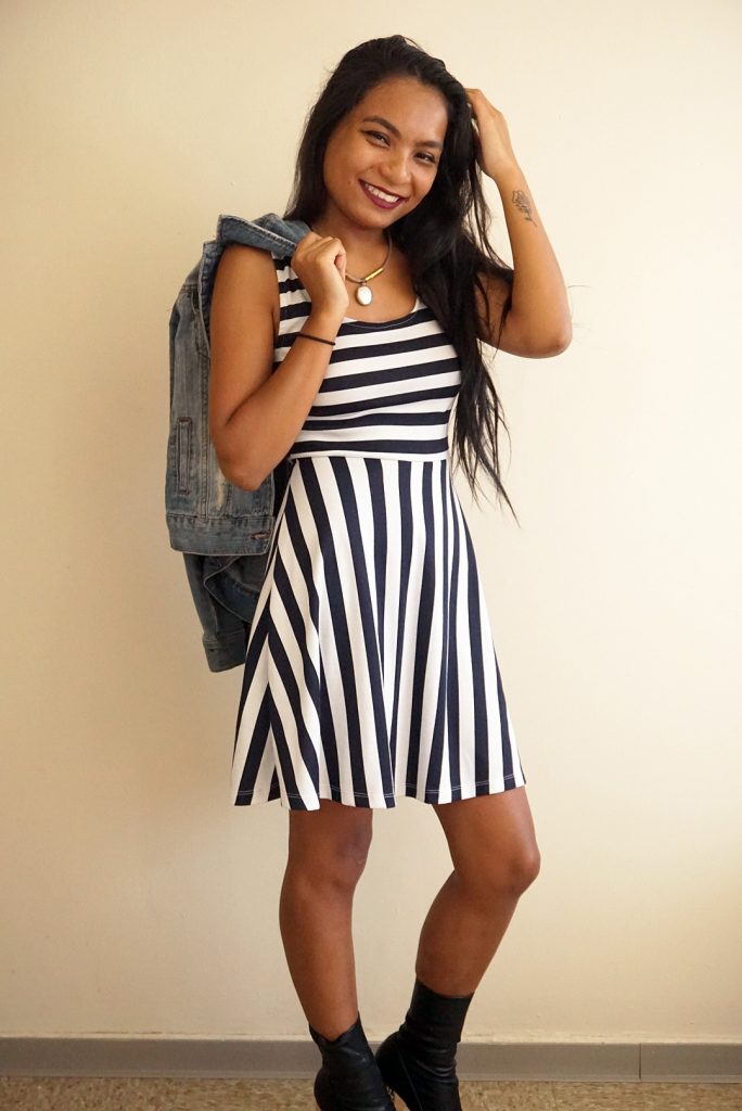 Stripes and Chunky Heels
