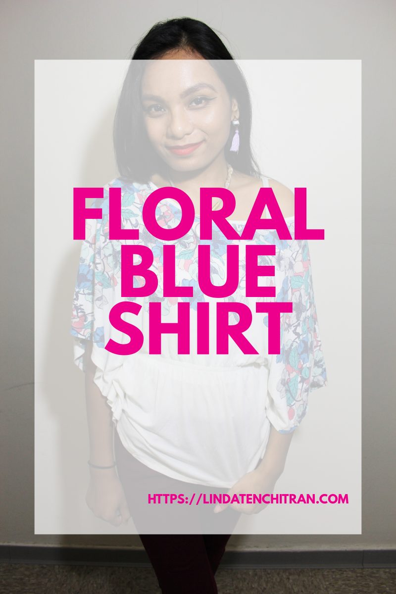 Floral Blue Shirt