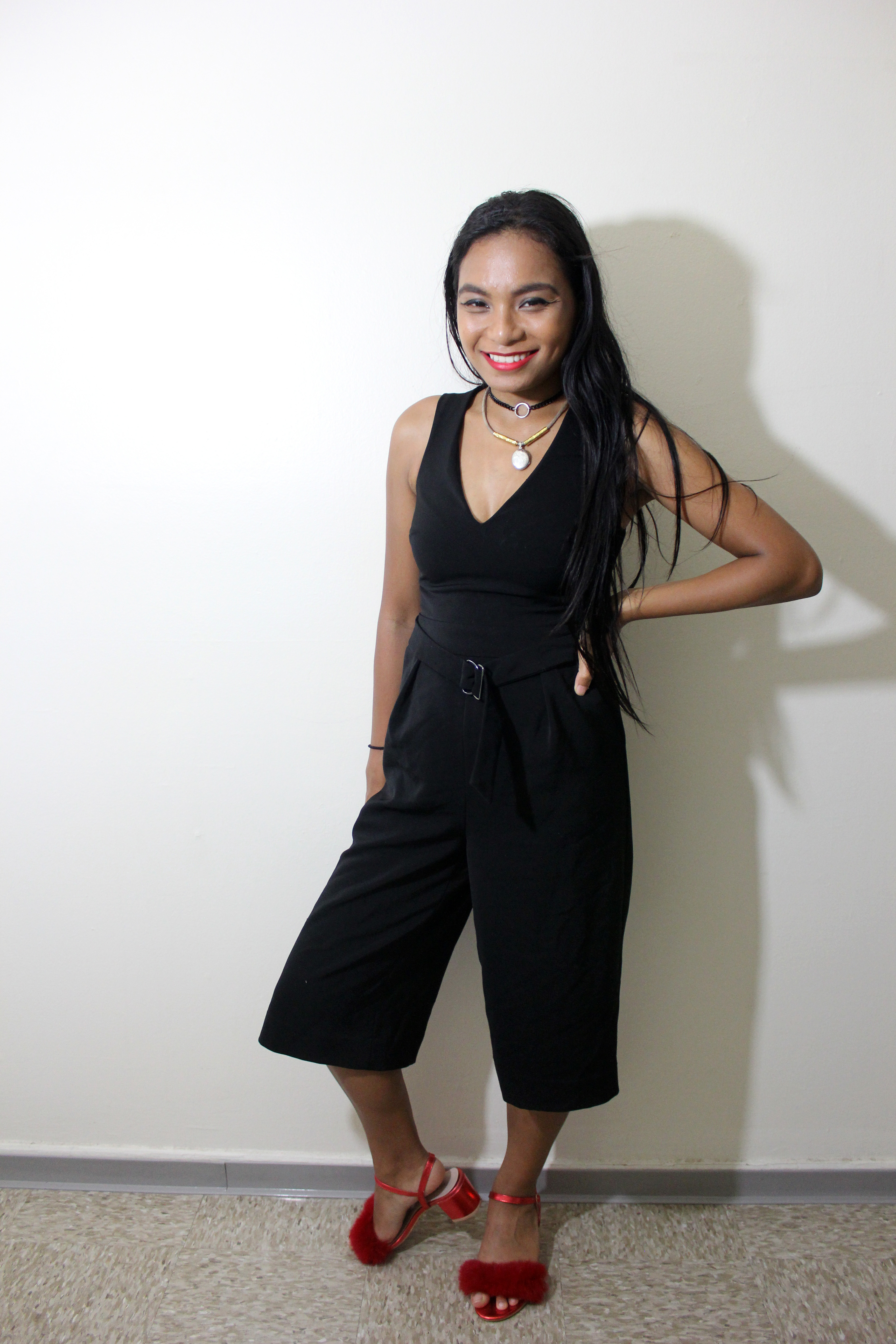 Custom Coat and a Black Jumpsuit - Kelsey Kaplan Fashion