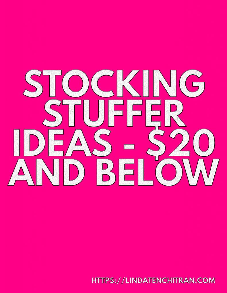 Stocking Stuffer Ideas – $20 and under